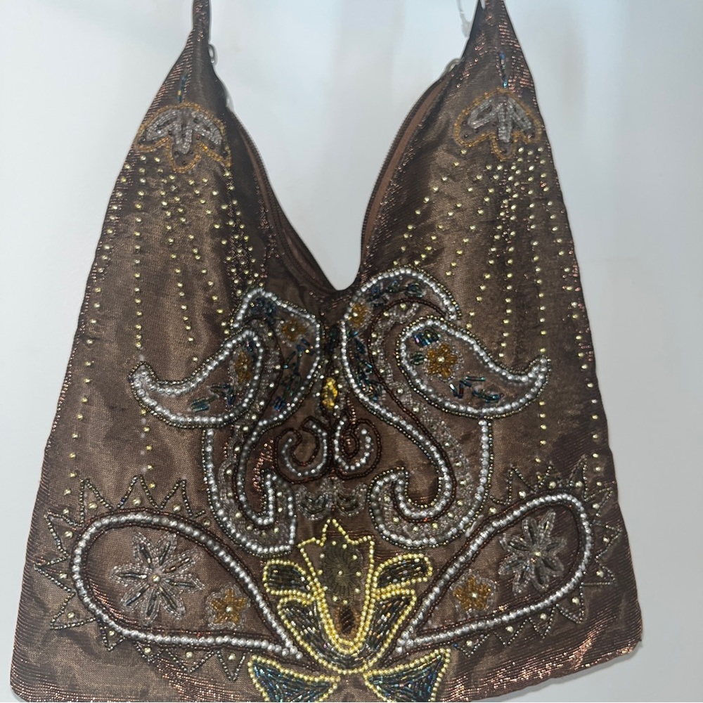 New Aldo Beaded Hobo Shoulder Bag - Picture 4 of 9